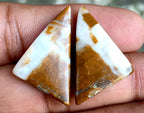 26.65ct Brown Palm Jasper Pair - alternate view 2