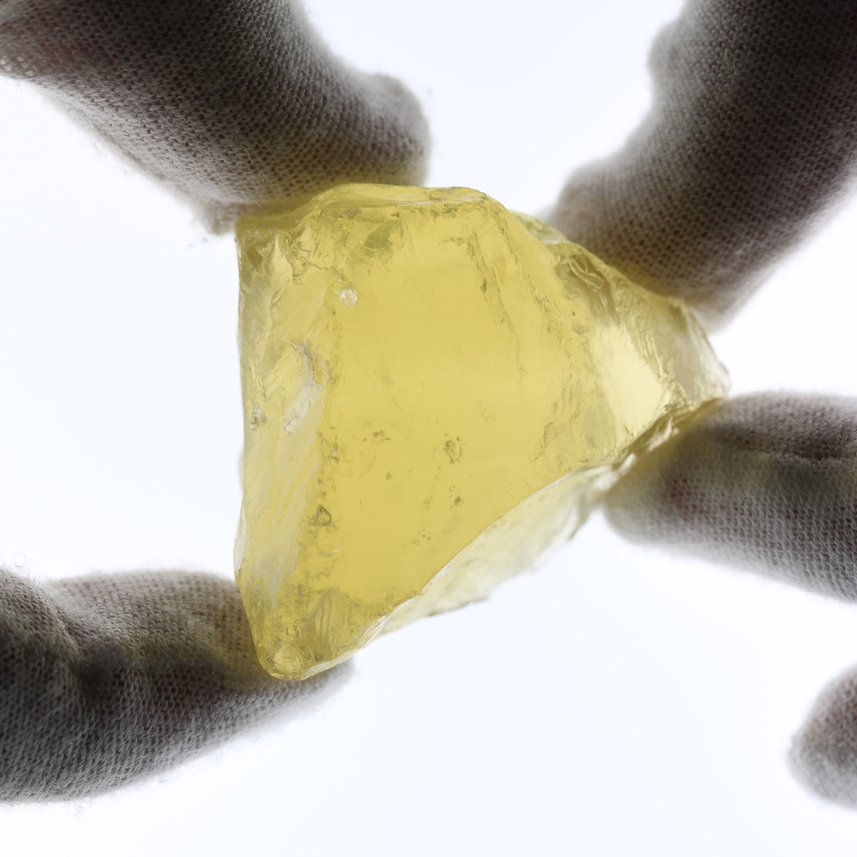 263ct Lemon Citrine Facet Rough