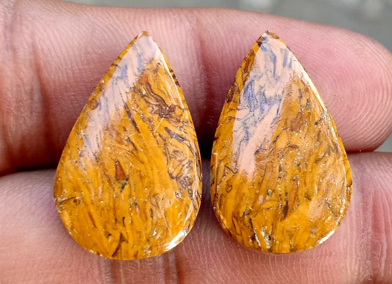 27.2ct Marium Jasper Pair - alternate view 3