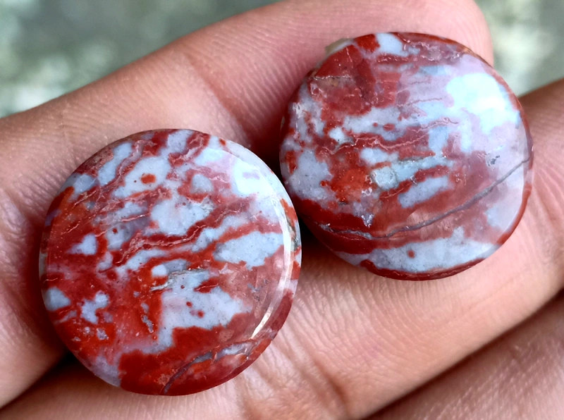 27.65ct Sarapee Jasper Pair - alternate view 3