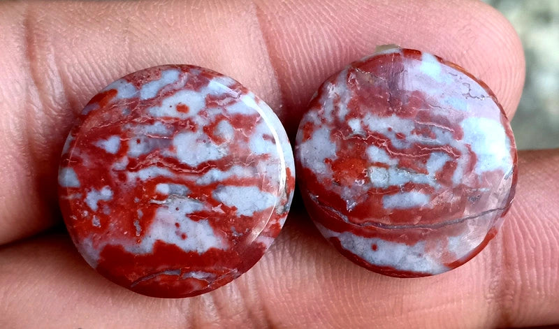 27.65ct Sarapee Jasper Pair