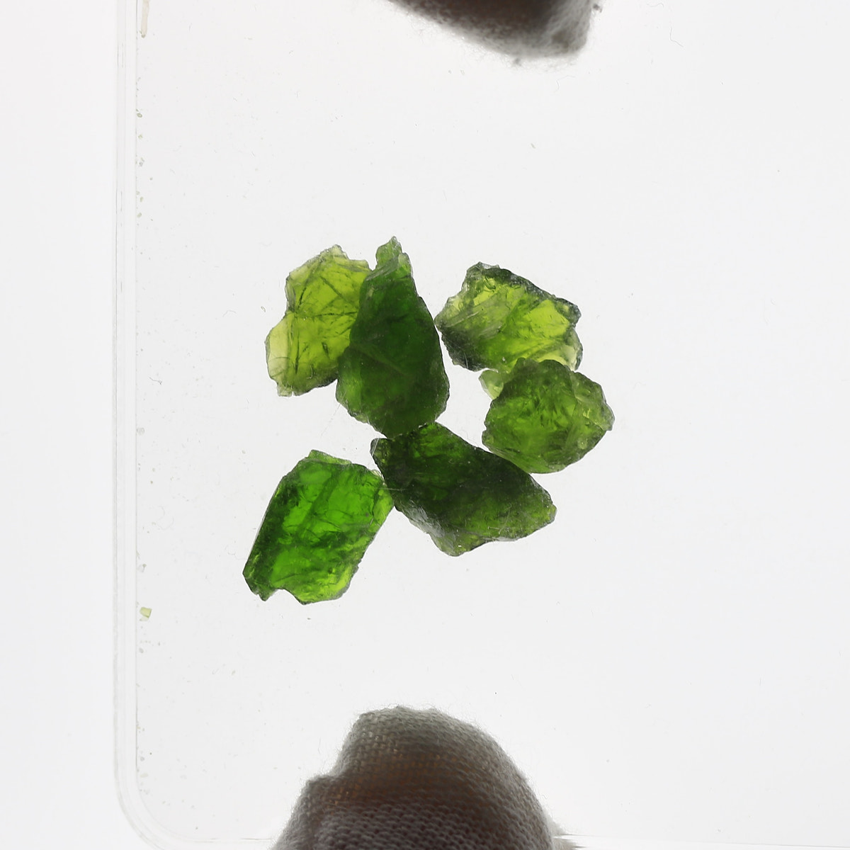 28.1ct Chrome Diopside Facet Rough Parcel