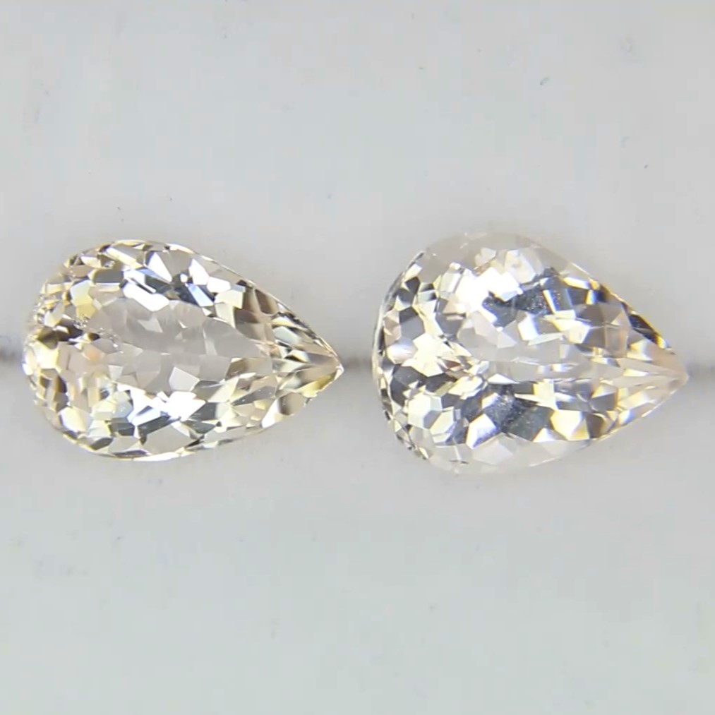 3.08ct Morganite Pair - alternate view 2