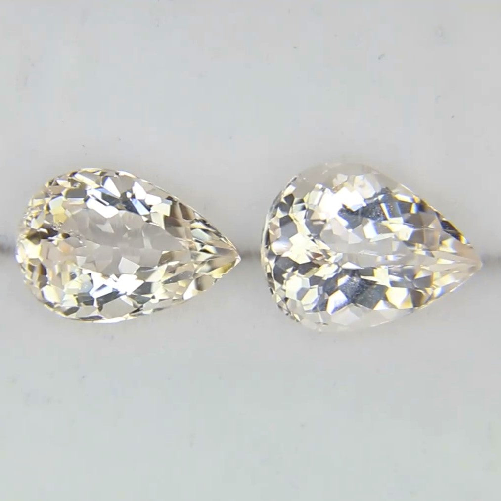 3.08ct Morganite Pair - alternate view 2