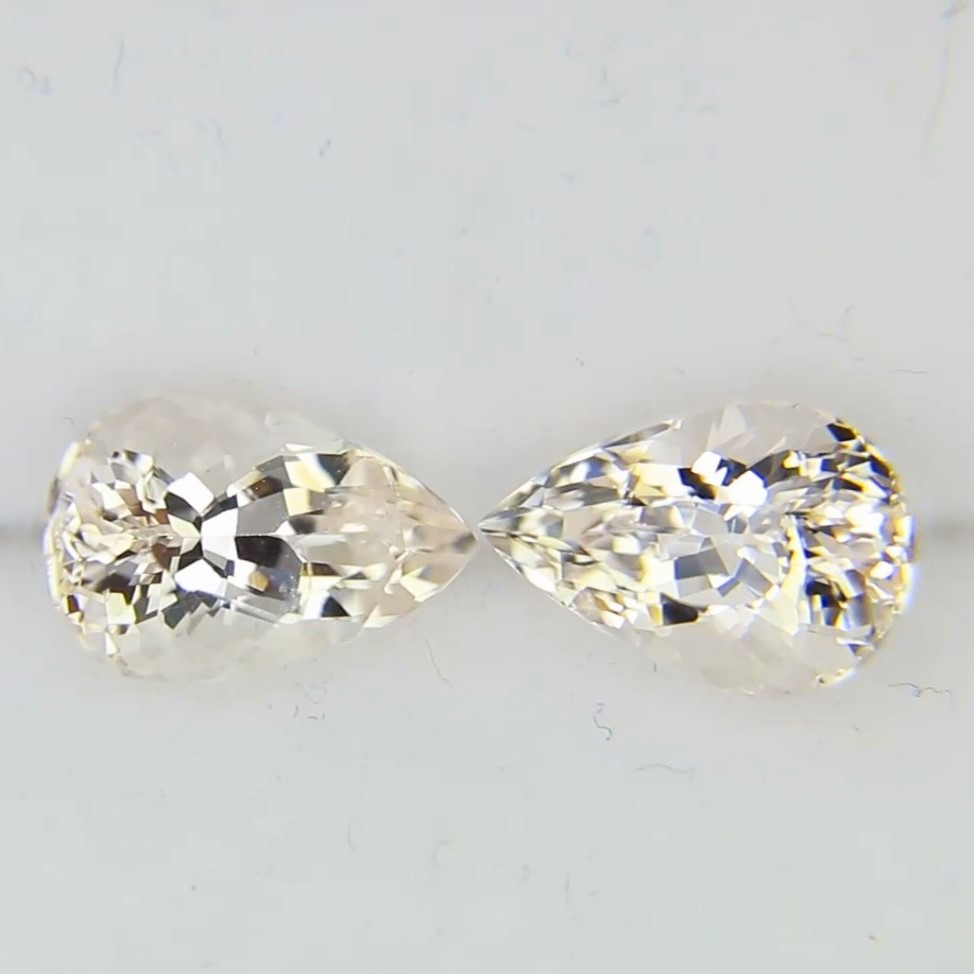 3.11ct Morganite Pair