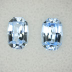 3.18ct Topaz Sky blue Pair