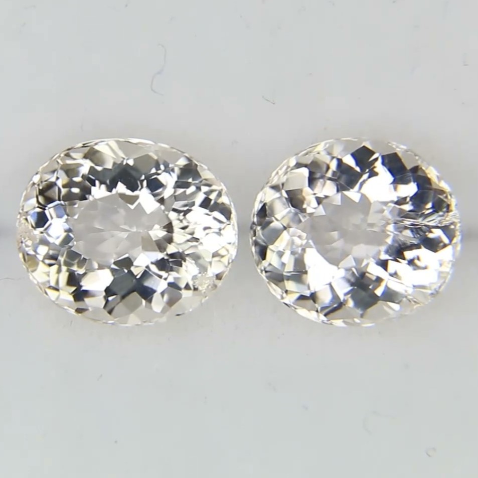 3.22ct Morganite Pair