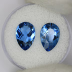 3.35ct Topaz Swiss blue Pair - alternate view 2
