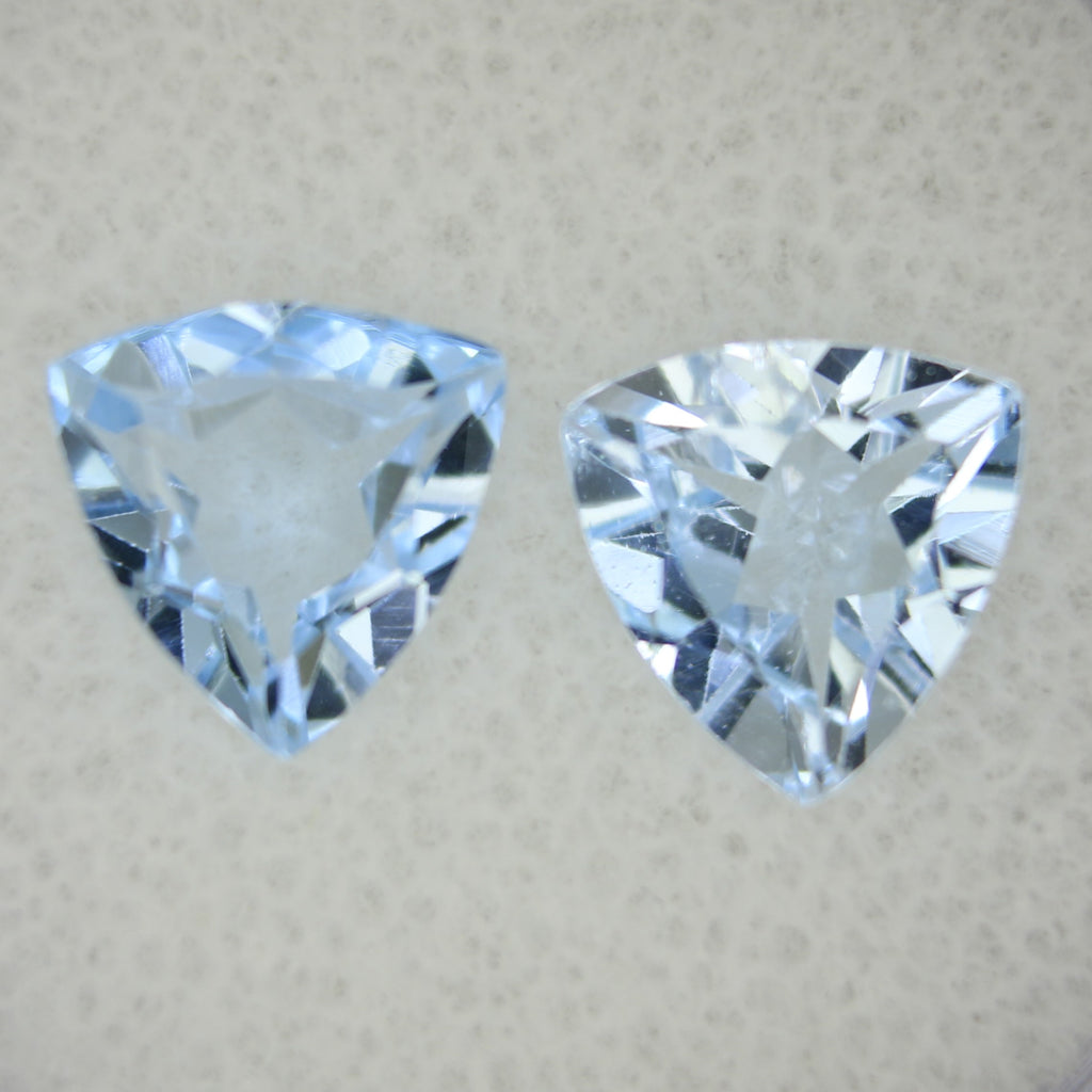 3.4ct Topaz Sky blue Pair - alternate view 2