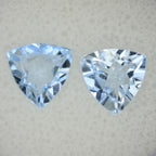 3.4ct Topaz Sky blue Pair - alternate view 2