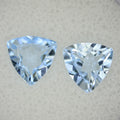 3.4ct Topaz Sky blue Pair