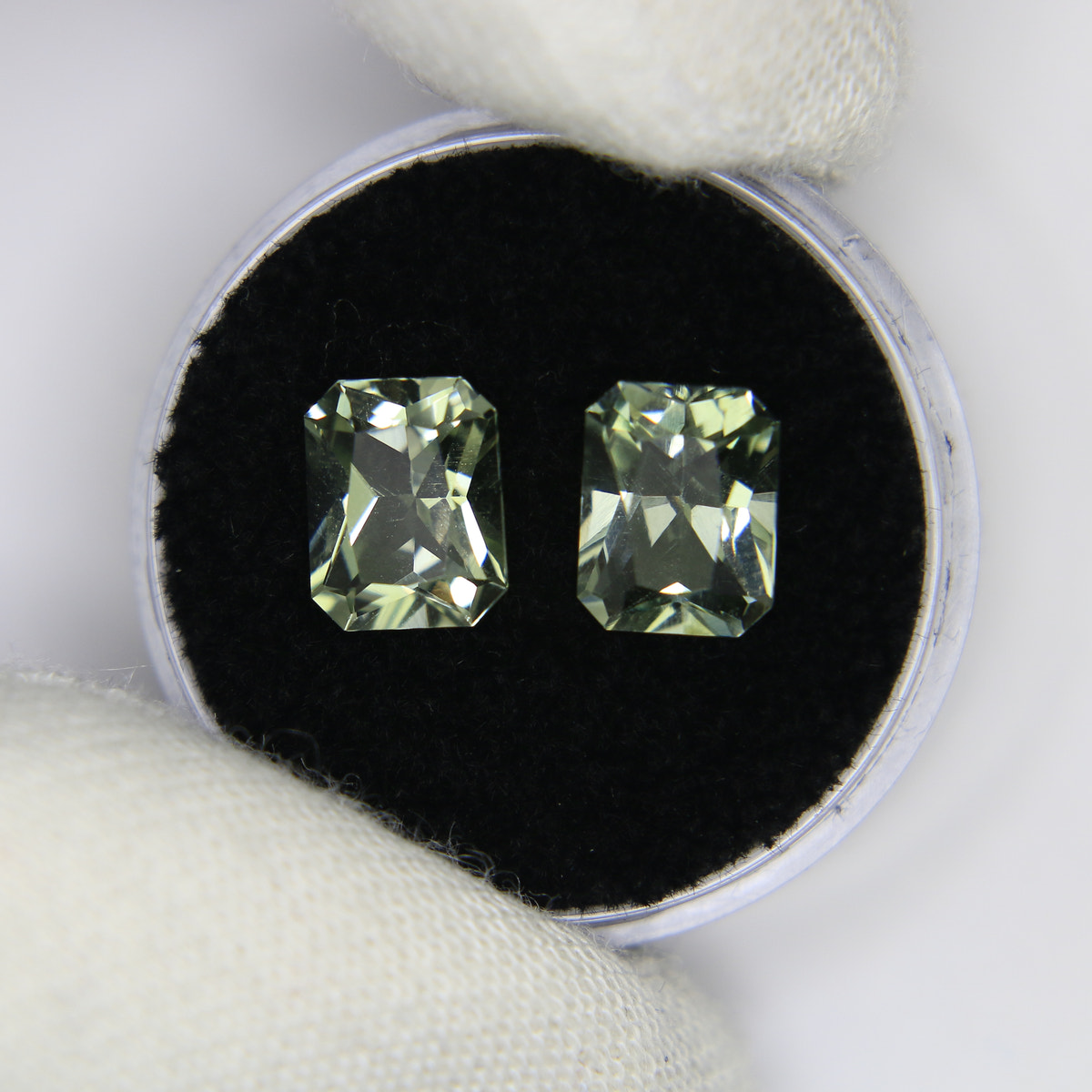 3.54ct Prasiolite Pair - alternate view 2