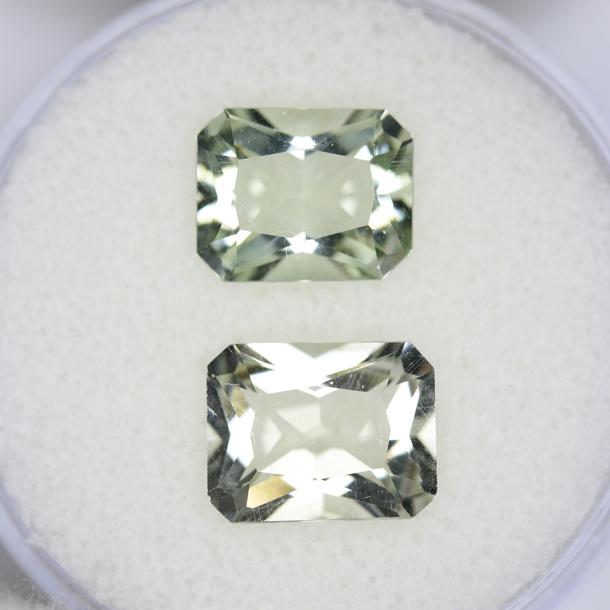 3.65ct Prasiolite Pair - alternate view 2