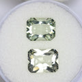 3.65ct Prasiolite Pair