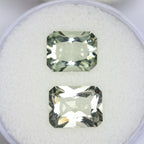 3.65ct Prasiolite Pair