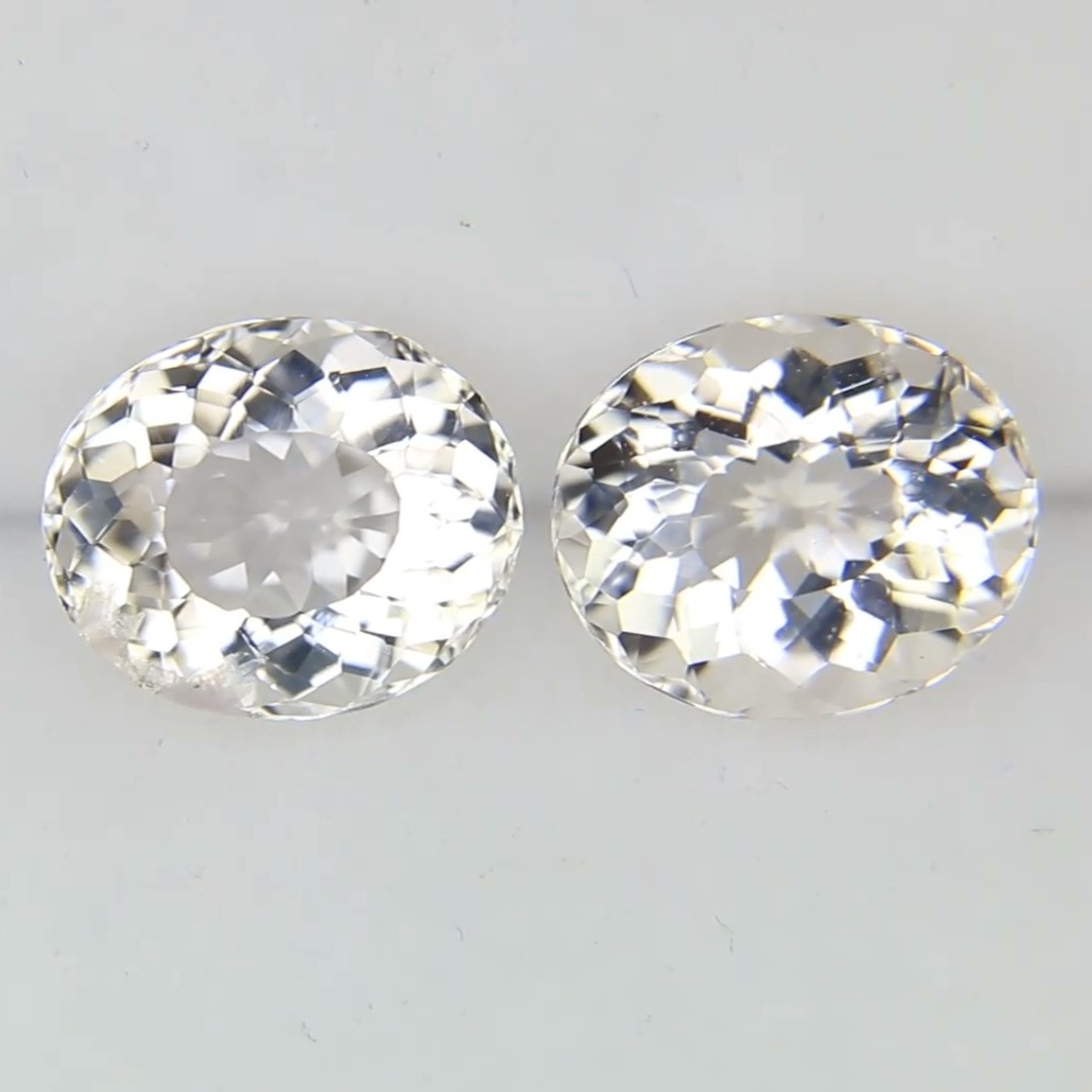 3.79ct Morganite Pair