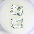 3.83ct Prasiolite Pair