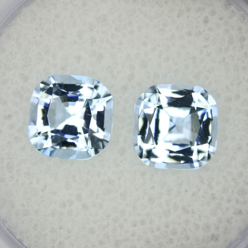 3.85ct Topaz Sky blue Pair - alternate view 2
