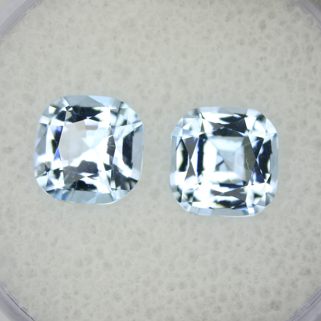 3.85ct Topaz Sky blue Pair