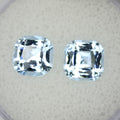 3.85ct Topaz Sky blue Pair