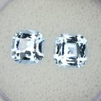 3.85ct Topaz Sky blue Pair