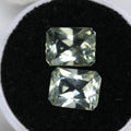 3.91ct Prasiolite Pair