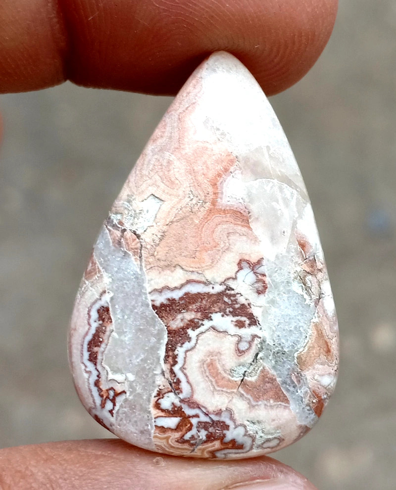 30ct Rosetta Jasper - alternate view 2