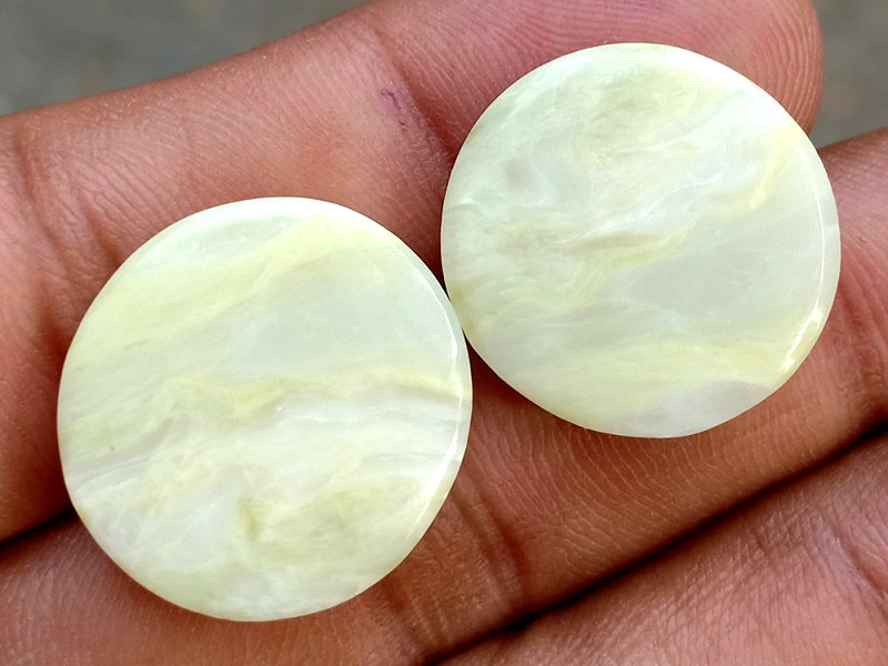 31ct American Jasper Pair - alternate view 3