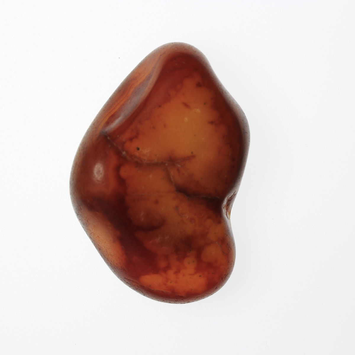 32ct Namibian Red Fire Agate Facet Rough