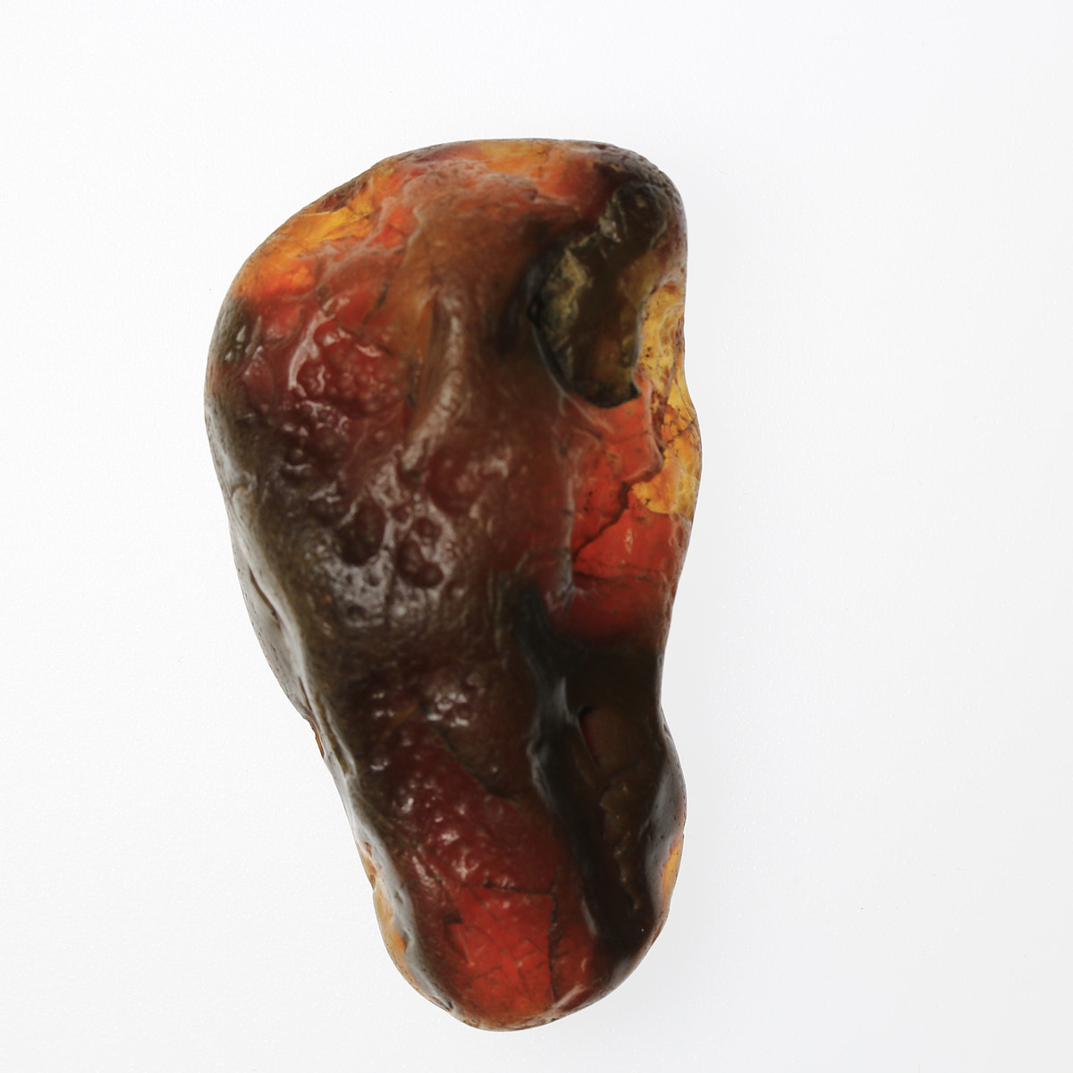 32ct Namibian Red Fire Agate Facet Rough