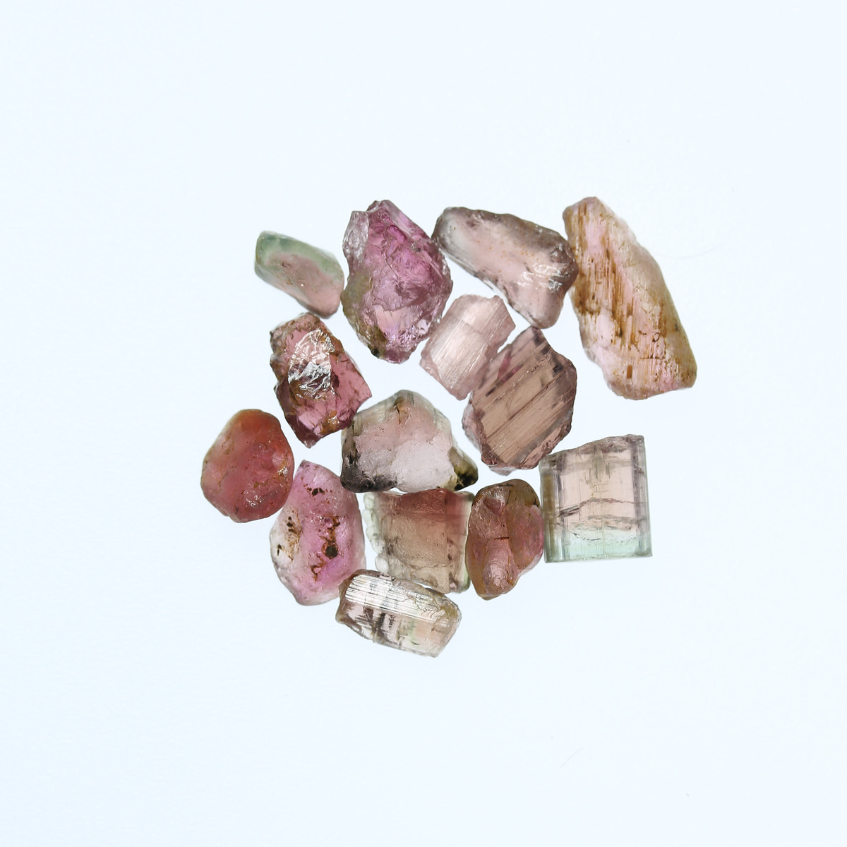35.55ct Pink Tourmaline Facet Rough Parcel