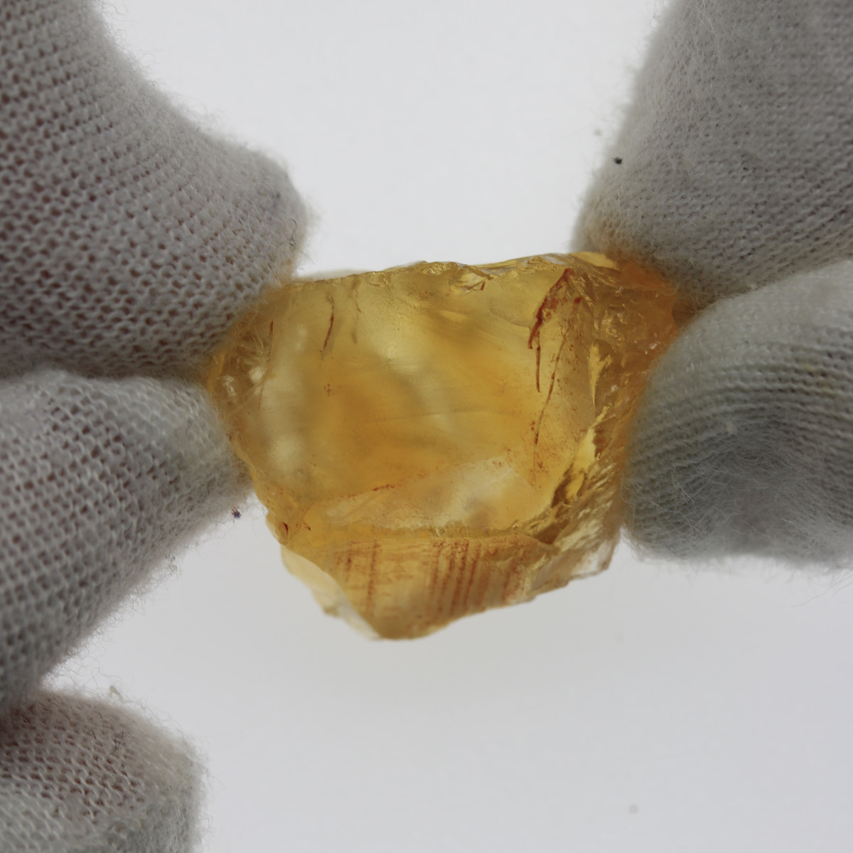 36.3ct Citrine Facet Rough - alternate view 3
