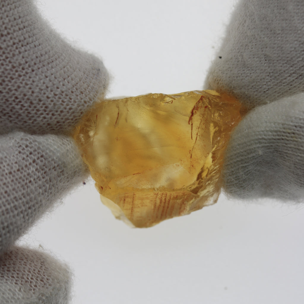 36.3ct Citrine Facet Rough - alternate view 3