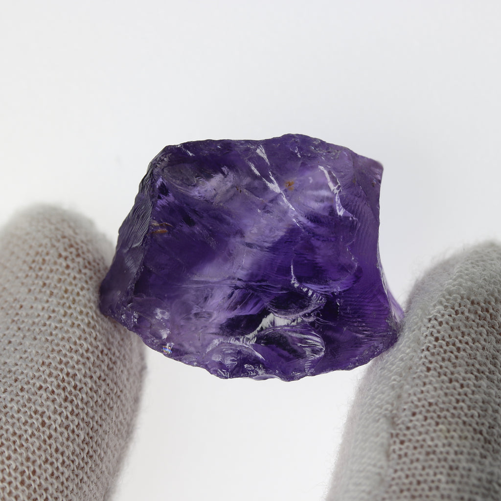 39ct Amethyst Facet Rough - alternate view 2