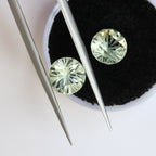 4.2ct Prasiolite Pair