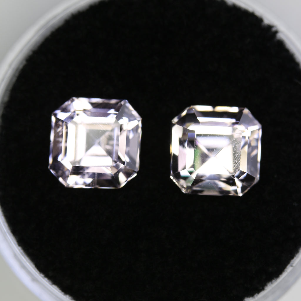 4.39ct Kunzite Pair