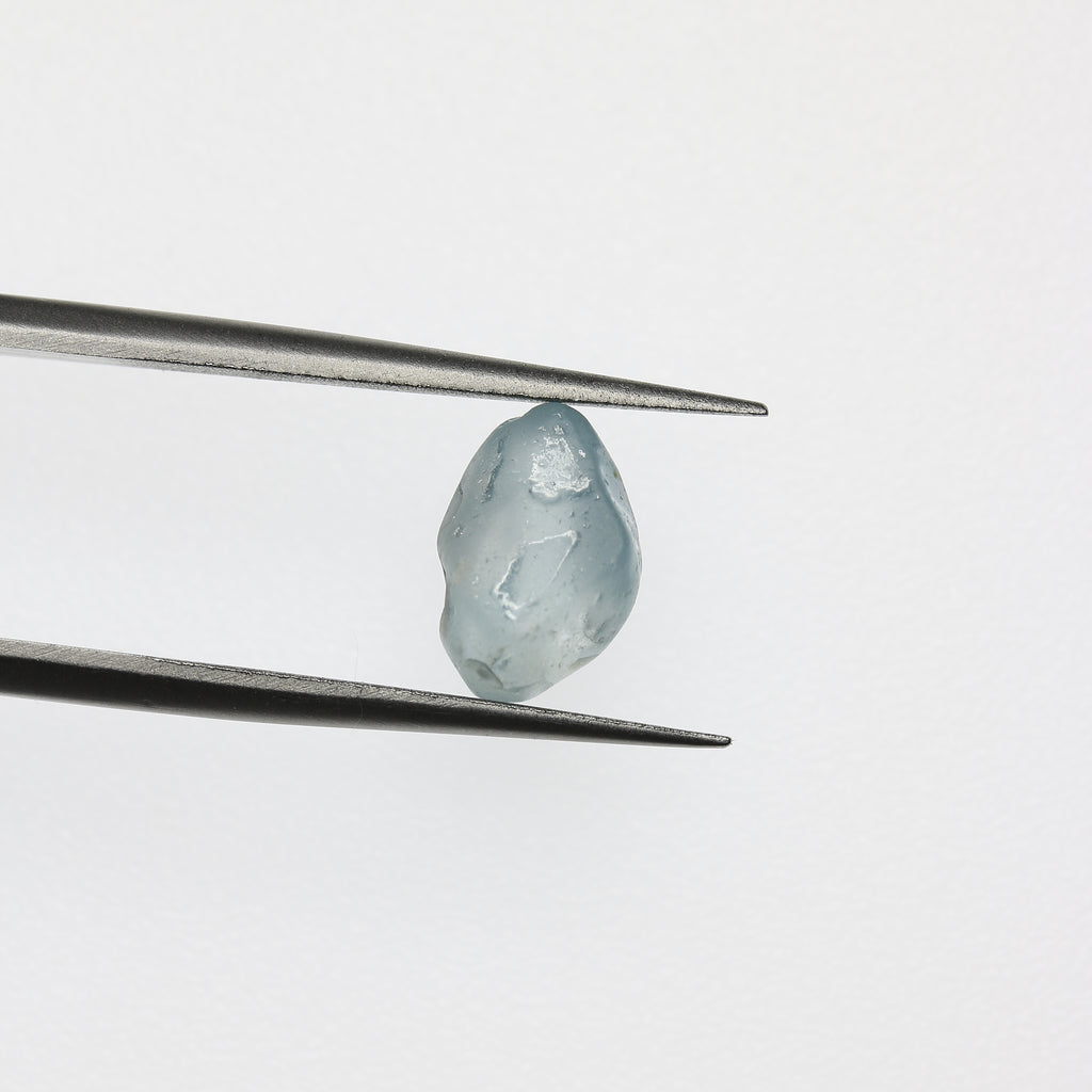 4.94ct Blue Zircon Facet Rough - alternate view 2
