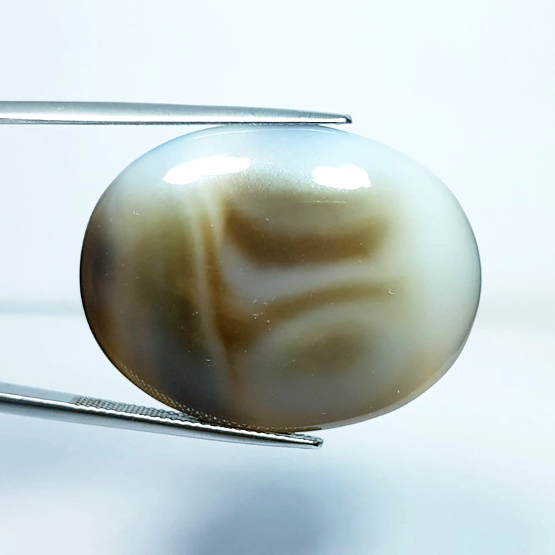 43.9ct Black Lace Agate
