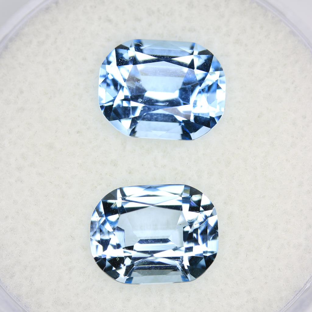 5.25ct Topaz Sky blue Pair - alternate view 2