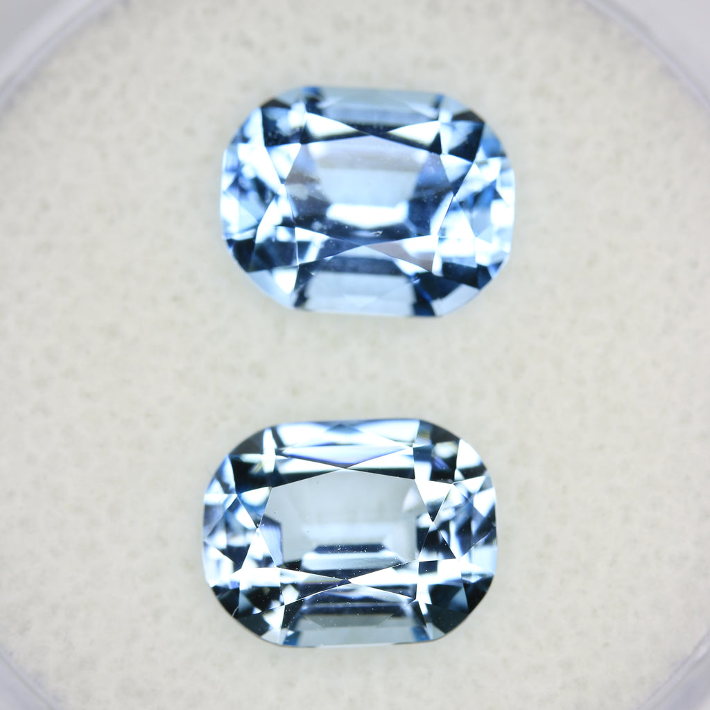 5.25ct Topaz Sky blue Pair