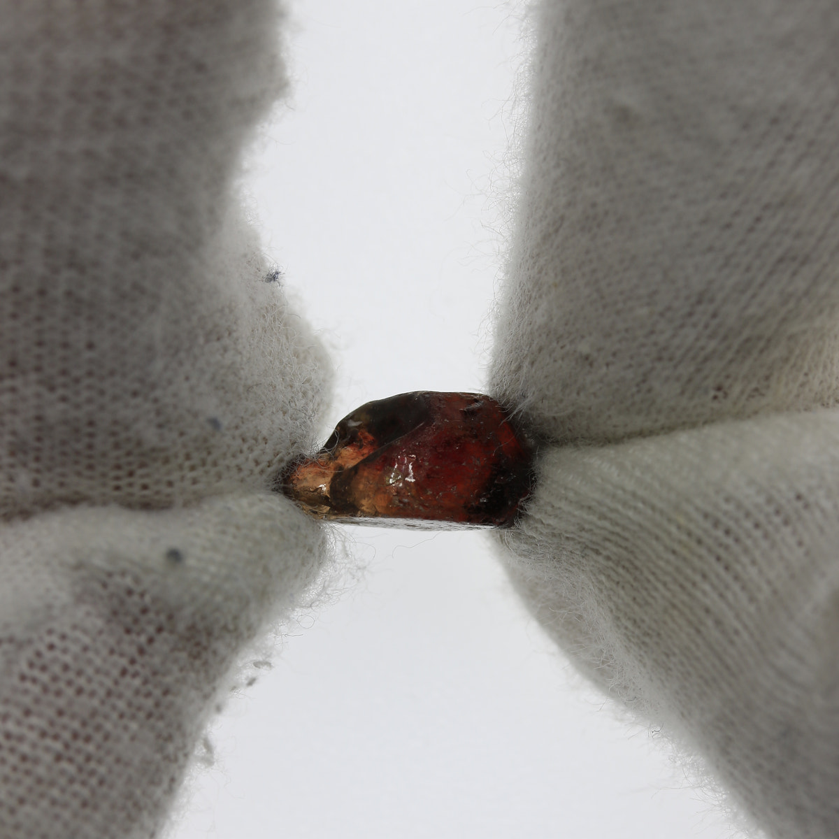 5.62ct Red Zircon Facet Rough - alternate view 2