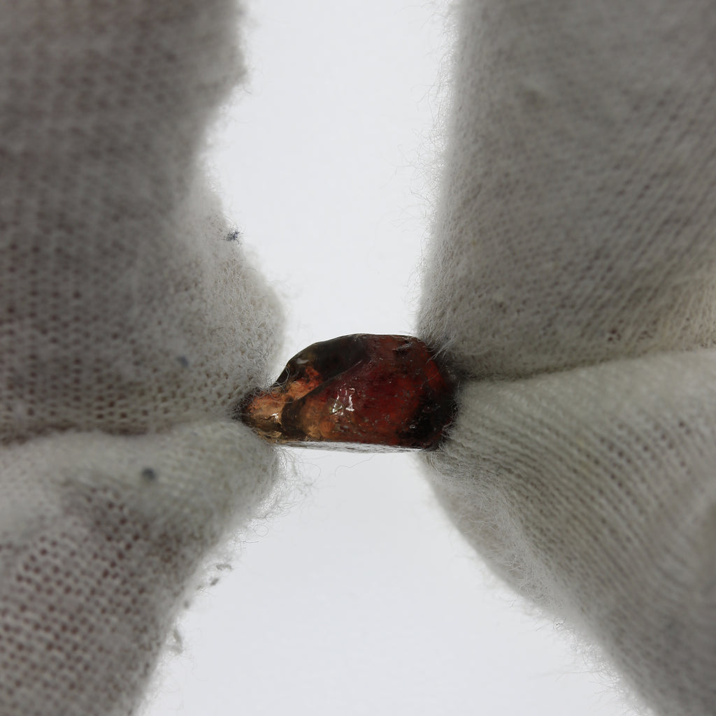 5.62ct Red Zircon Facet Rough - alternate view 2