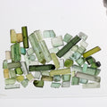 50.7ct Green Tourmaline Facet Rough Parcel
