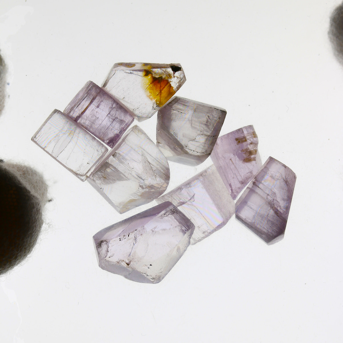 50ct Kunzite Facet Rough Parcel