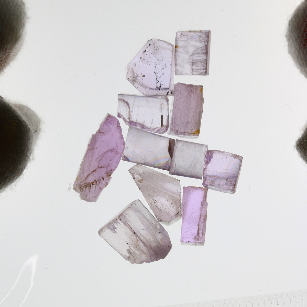 50ct Kunzite Facet Rough Parcel