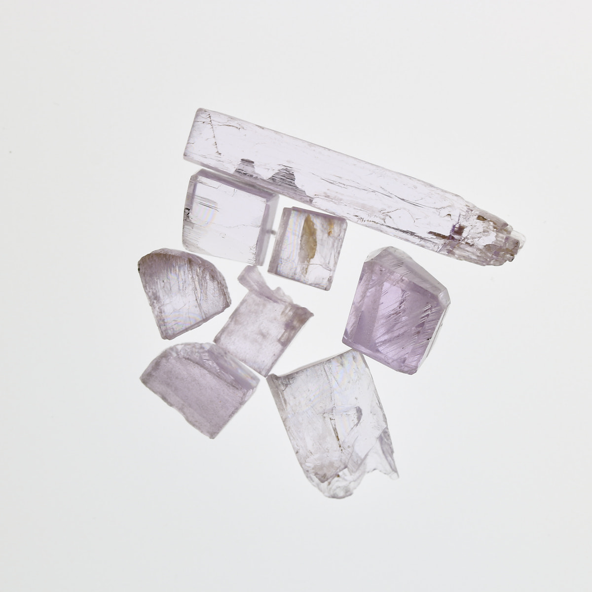 51ct Kunzite Facet Rough Parcel - alternate view 3