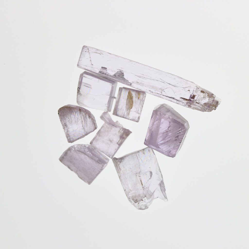 51ct Kunzite Facet Rough Parcel - alternate view 3