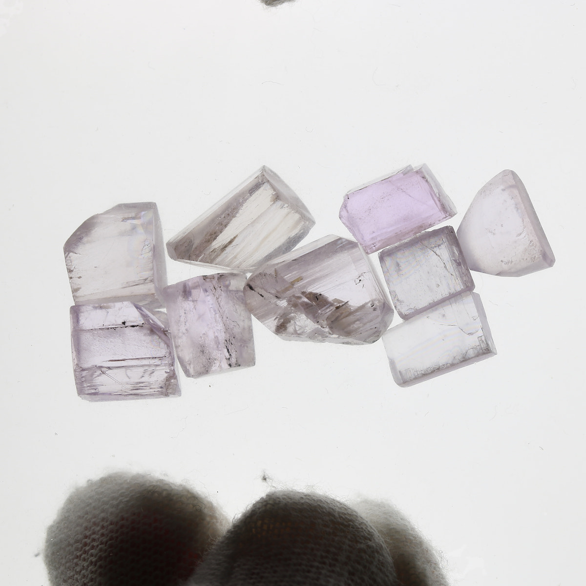52ct Kunzite Facet Rough Parcel - alternate view 2
