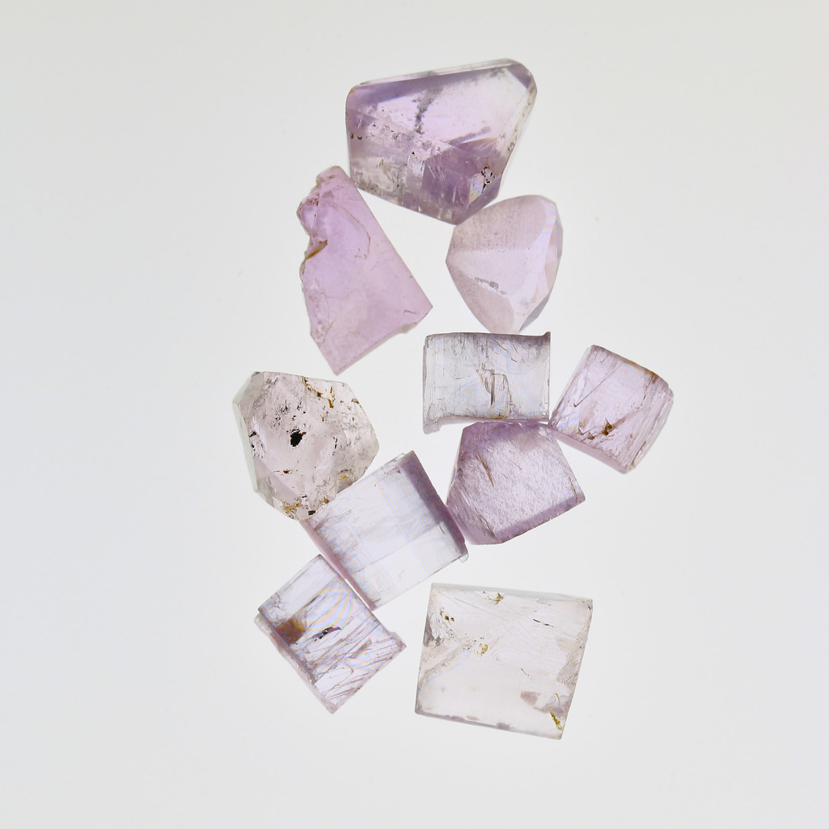 52ct Kunzite Facet Rough Parcel - alternate view 2