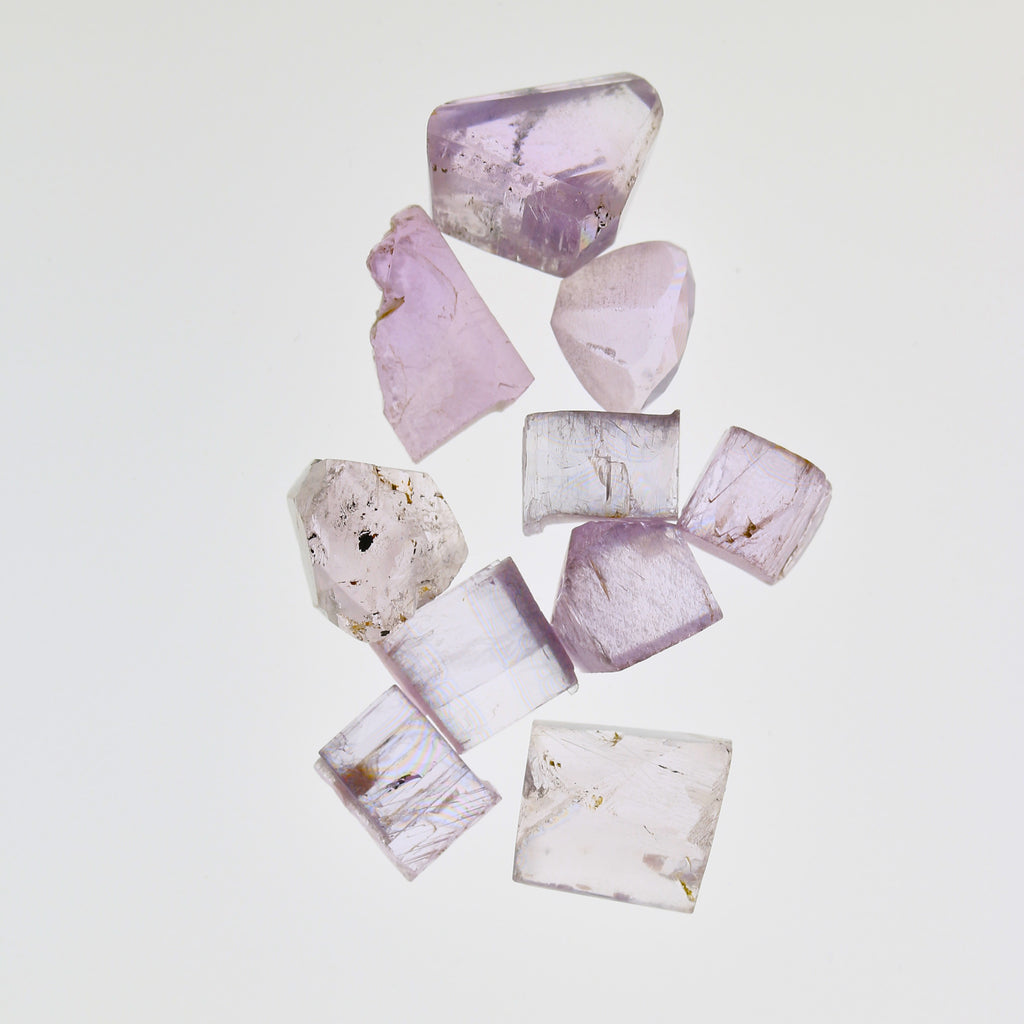 52ct Kunzite Facet Rough Parcel - alternate view 2